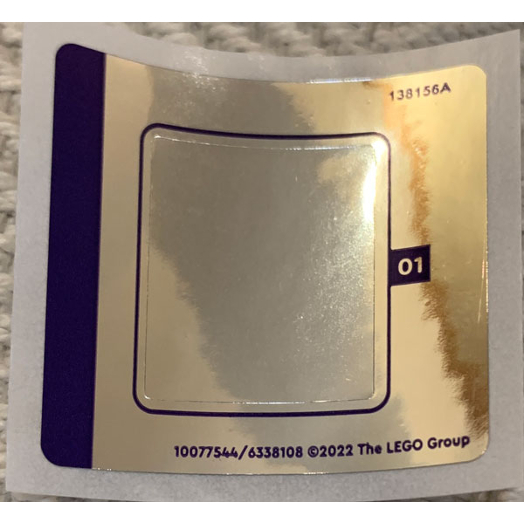 Lego Sticker Part 41714stk02 Sticker Sheet for Set 41714, Sheet 2, Mirrored - (10077544/6338108)