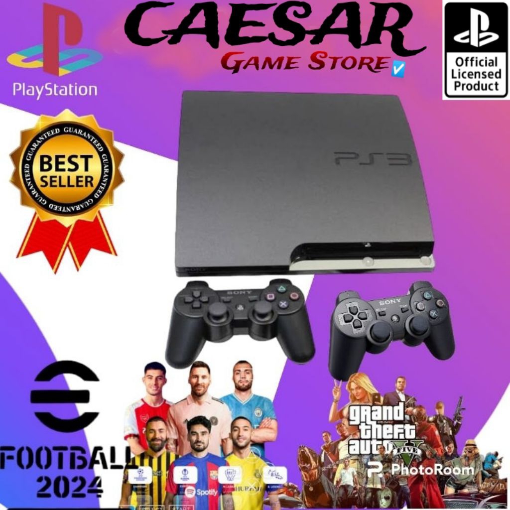 PS3 Sony+PAKET2STIK•|160GB•|250GB•|500GB•SLIM