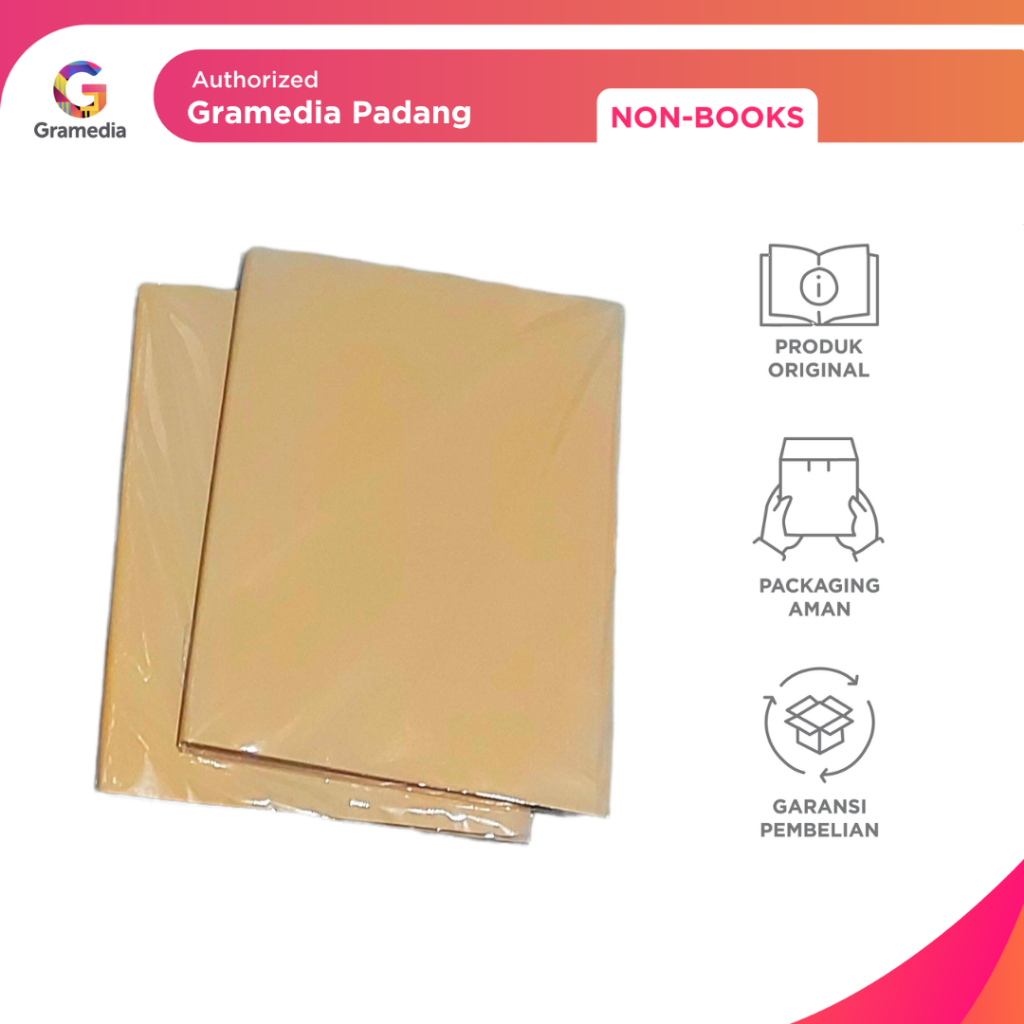 

Gramedia Padang - Sampul Kertas Coklat Ukuran Kwarto isi 20 lembar
