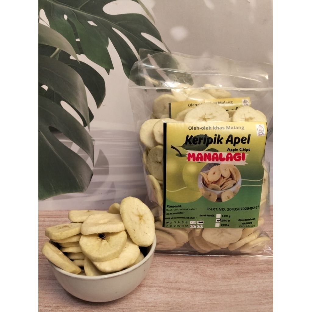 

Keripik Apel /Apple Chips / Oleh-oleh khas Batu Malang