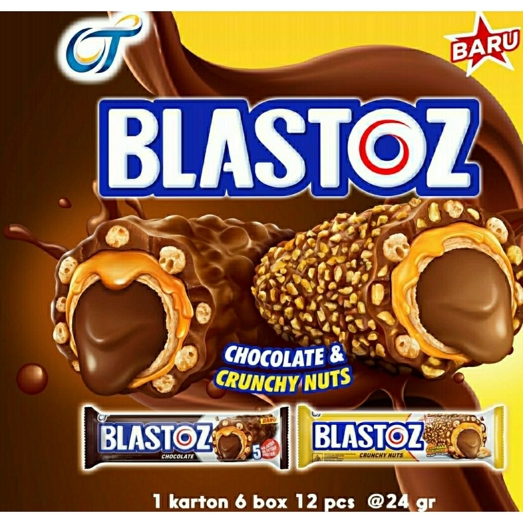 

Blastoz coklat 24gr 2000an (PROMO)