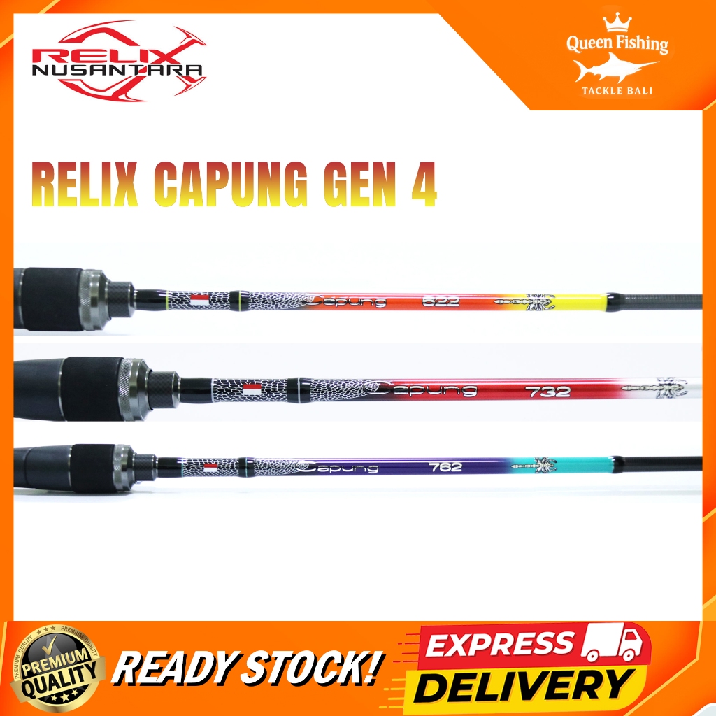 ROD RELIX NUSA CAPUNG GEN 4 622(1-3)/732(4-8)/762(5-10)