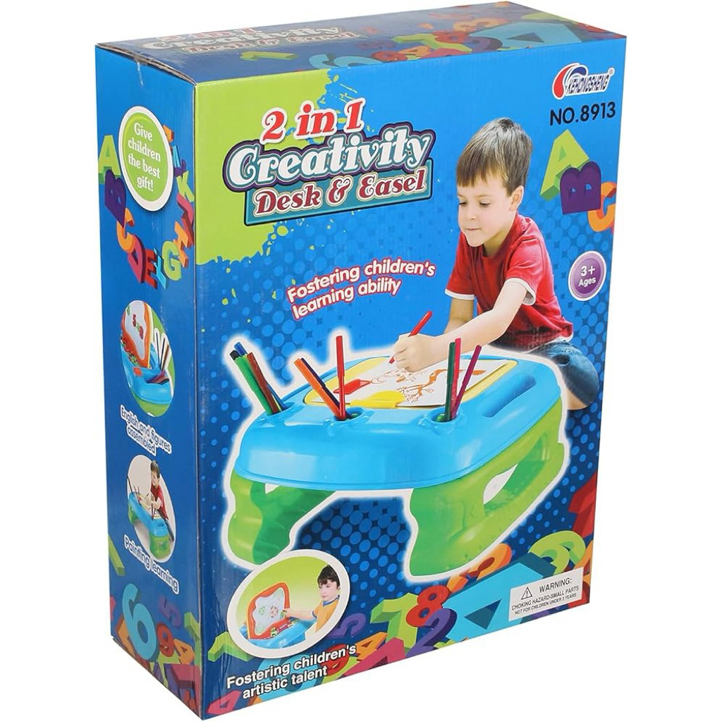 

2IN1 CREATIVITY DESK & EASEL 8913