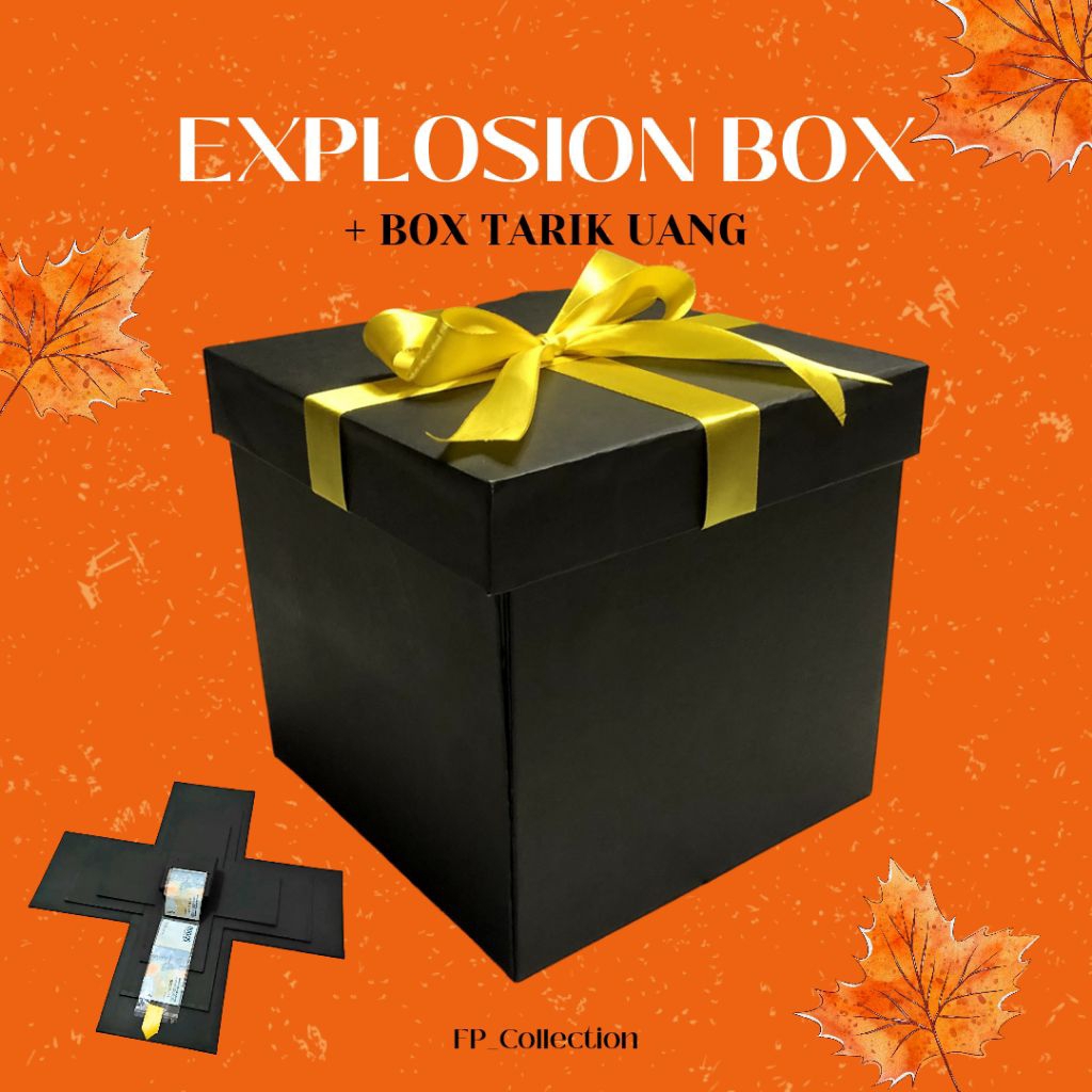 

Explosion Box + Tarik Uang, Surprise Box, Gift Box