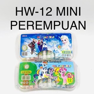 

Crayon Krayon Oil Pastel MINI Eselon 12 Warna (Ukuran KECIL) / Krayon Murah