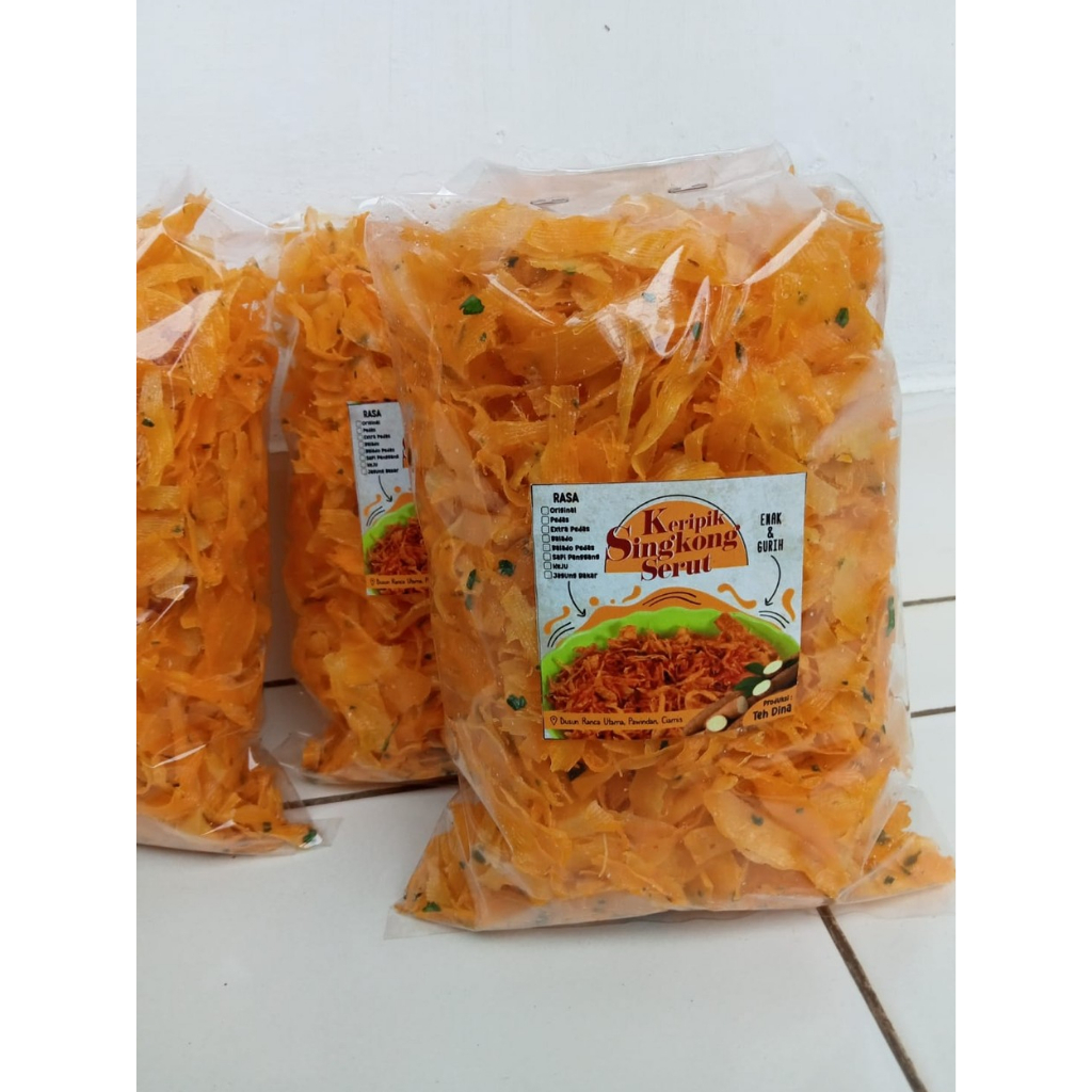 

Keripik Singkong Serut Rasa Enak & Gurih