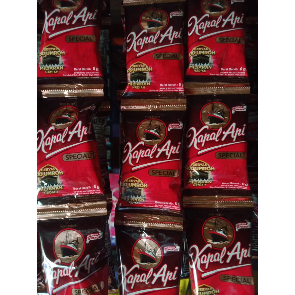 

Kopi kapal api mini 6gr 1renceng 10pcs