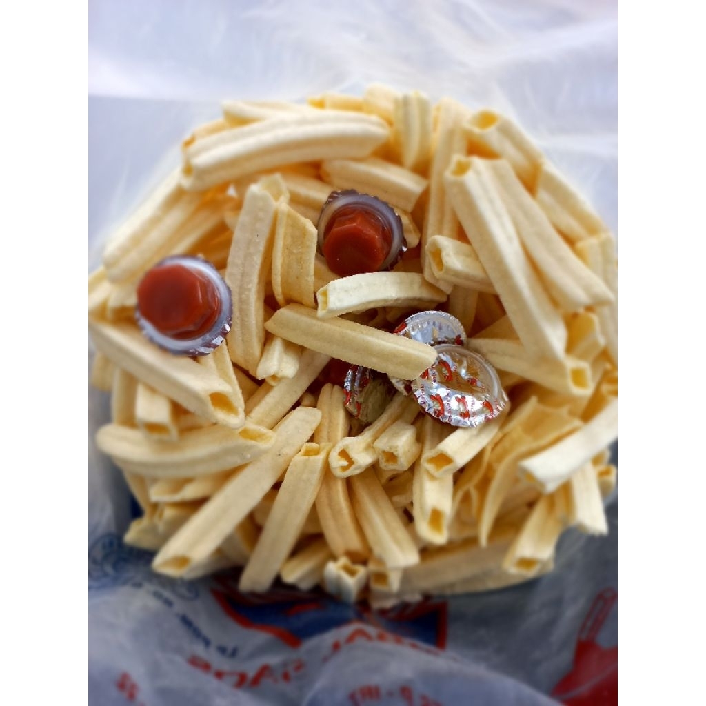 

Stick Kentang Saus Kerupuk Kentang Snack Kiloan Makanan Ringan