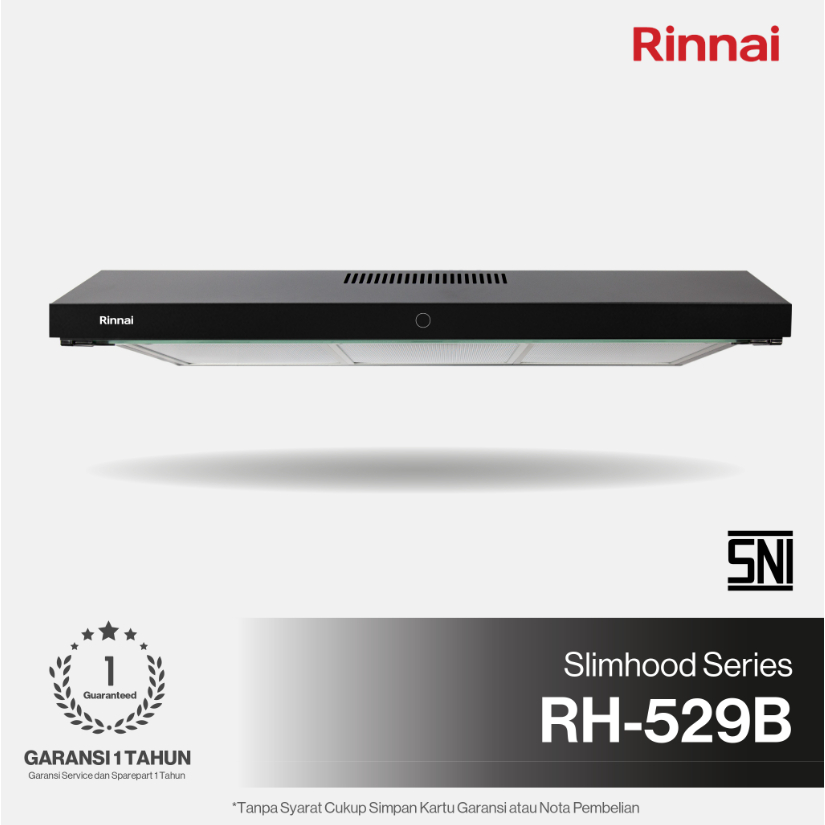 Cooker Hood Rinnai RH-529B I RH-529SS 90 cm Touch screen sentuh