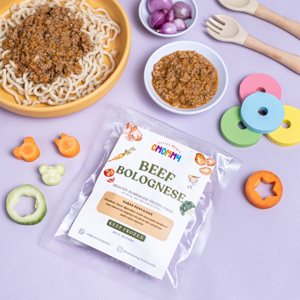 

BOLOGNESE SAUCE - Makanan Anak - Frozen Food - Sehat - Snack - Tanpa MSG - Tanpa Pengawet