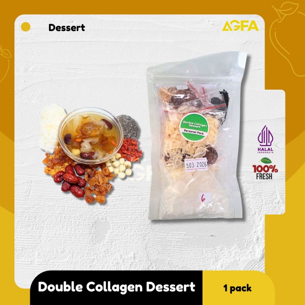 

DOUBLE COLLAGEN DESSERT / PEACH GUM / KOLAGEN / PEACH GUM DESSERT