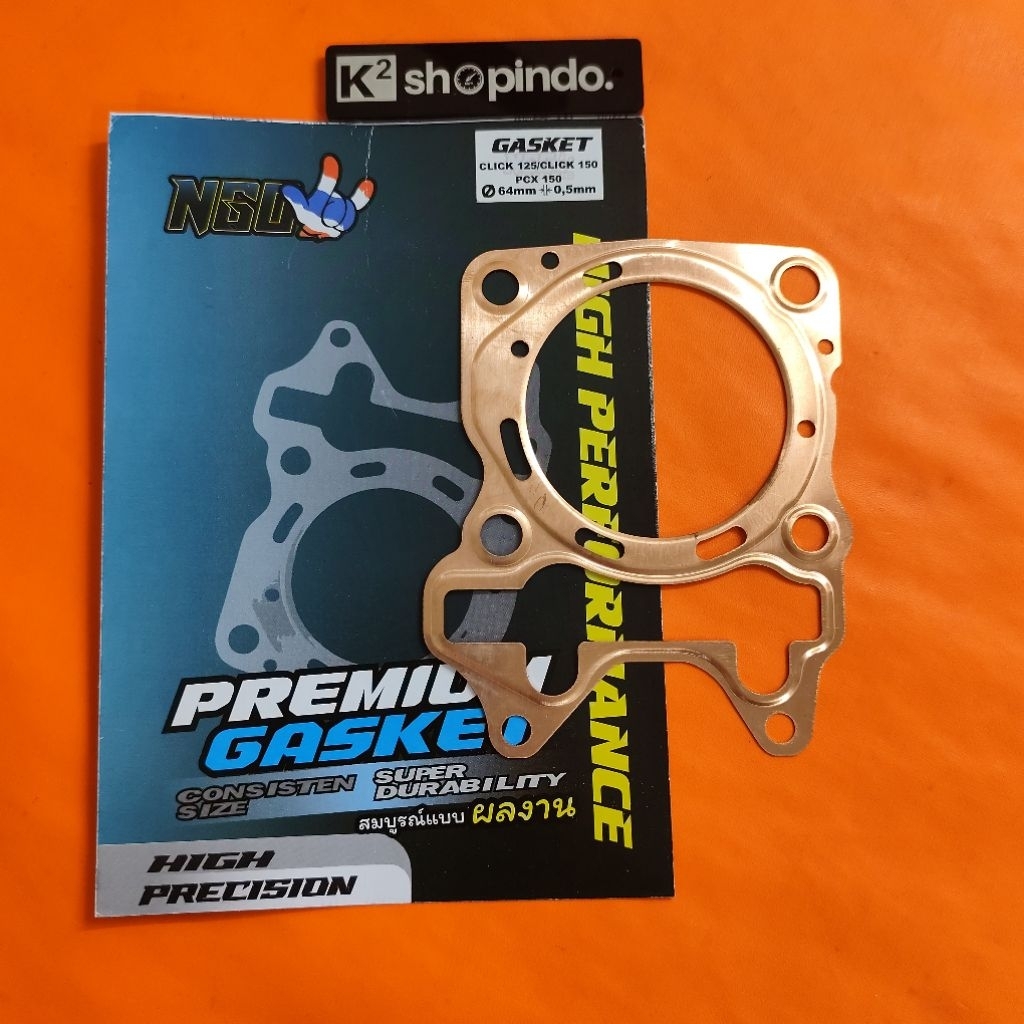 Paking Blok Paking Head Tembaga Vario 125 150 PCX 150 Packing Head Perpak Gasket NGO Original
