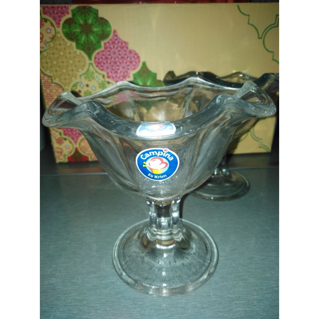 Campina Ice Cream Glass