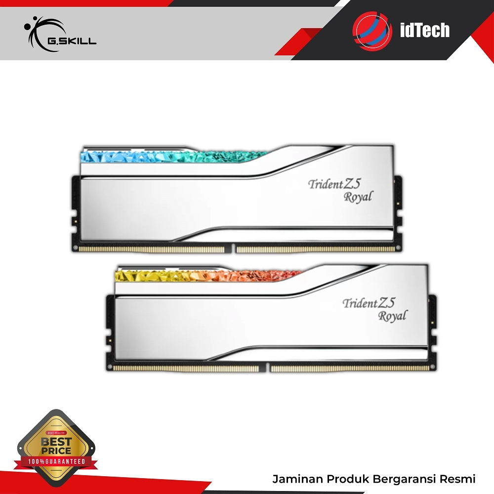 G.Skill Trident Z5 Royal DDR5 6400 MHz CL32 64GB (2x32GB) F5-6400J3239G32GX2-TR5S