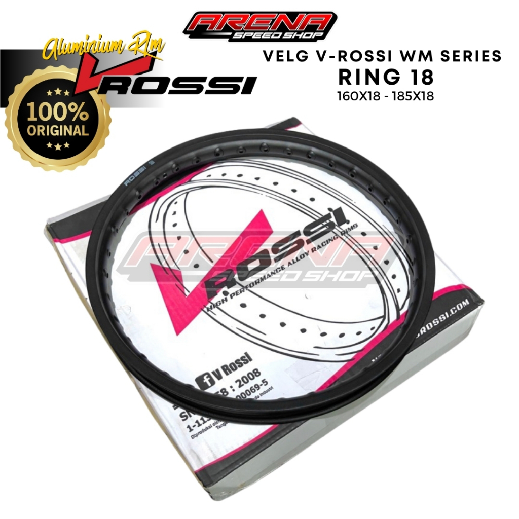 V Rossi WM Series Velg 1.60 1.85 Ring 18 Velg 160x18 185x18 Lingkaran Velg 18 Original VRossi