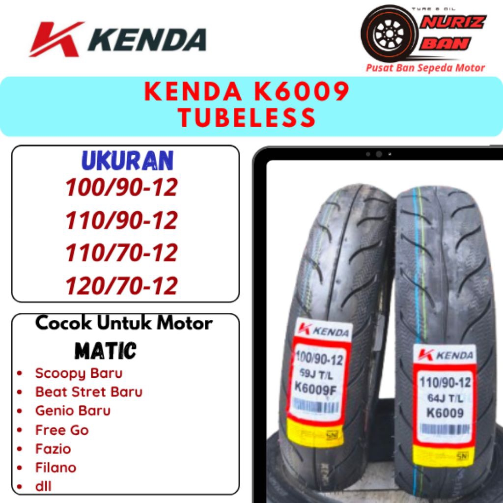Kenda Ring 12 Tubeless K6009