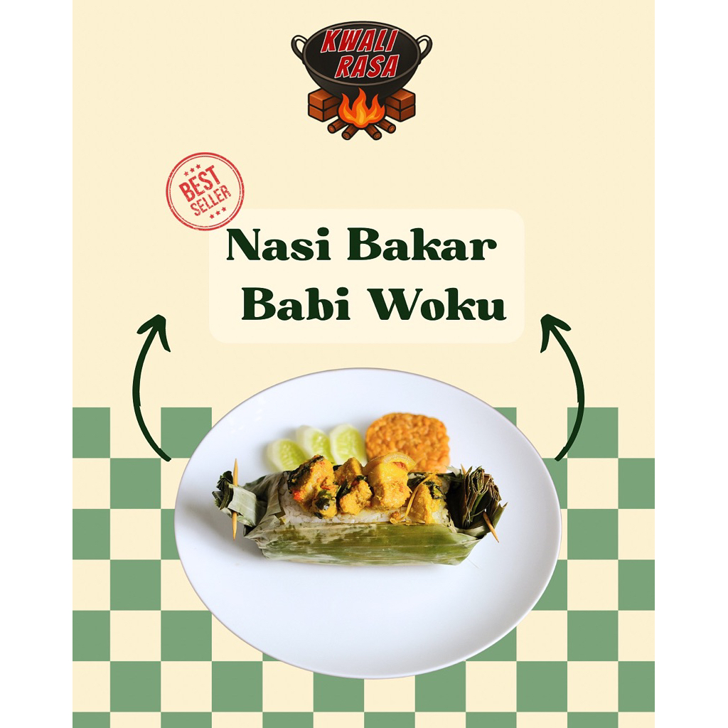 

Kwali Rasa Nasi Bakar Babi Woku Pedas Gurih Favorite