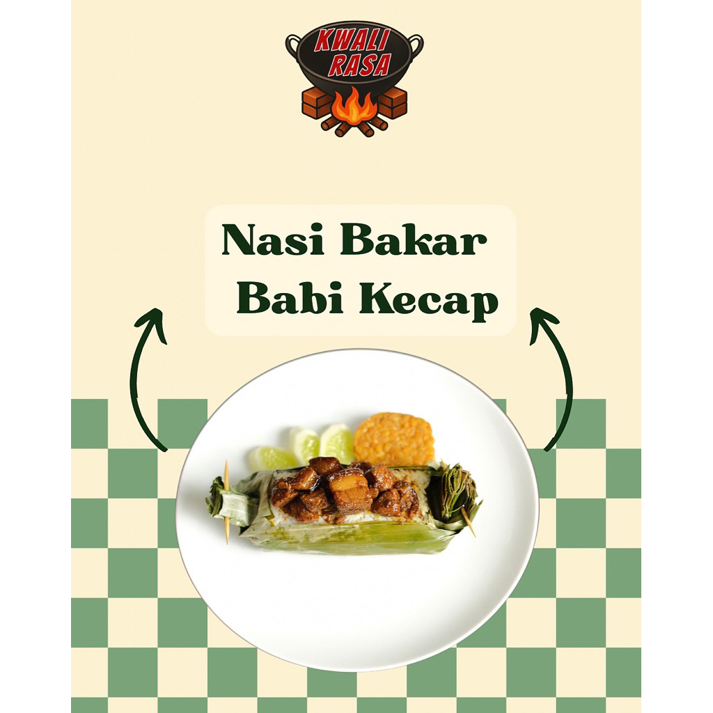 

Kwali Rasa Nasi Bakar Babi Kecap Manis Gurih Favorite