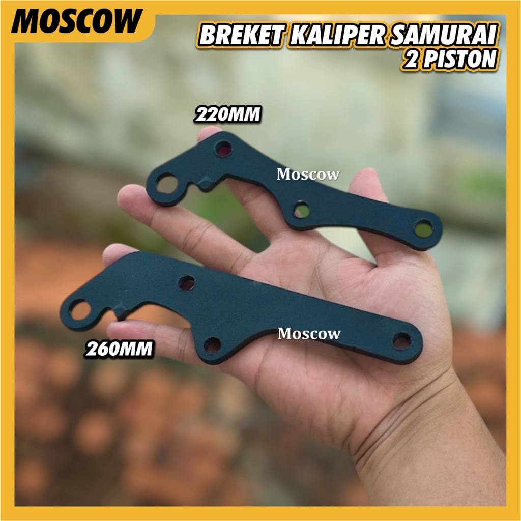 Braket Kaliper Vario Beat Scoopy 2PISTON Disc 220 & 260 Kaliper Nissin SAMURAI 2P 2 PISTON SEBELAH K