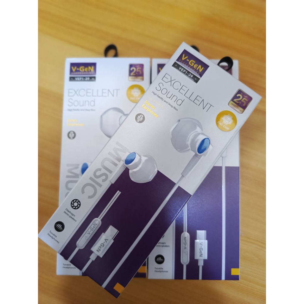 HEADSET V-GEN VEP1-39 EXCELLENT SOUND MURAH