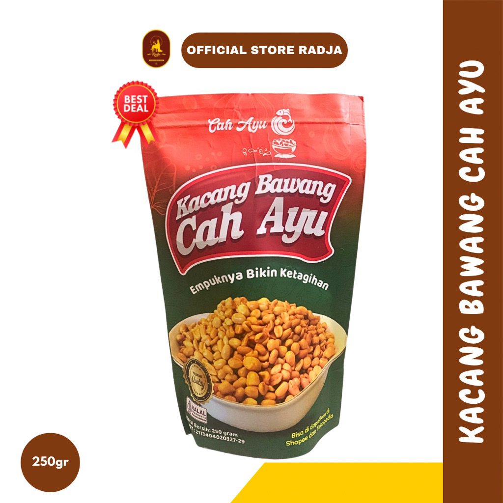 

[250gr] Kacang Bawang Cah Ayu Gurih Renyah - Oleh Oleh Jogja