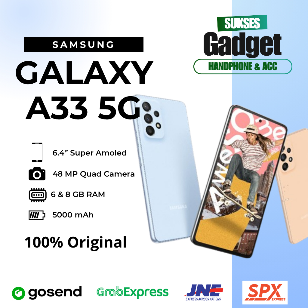 Samsung Galaxy A33 5G Second Fullset Resmi SEIN | Samsung A33 6/128 | 8/128 | 8/256 GB