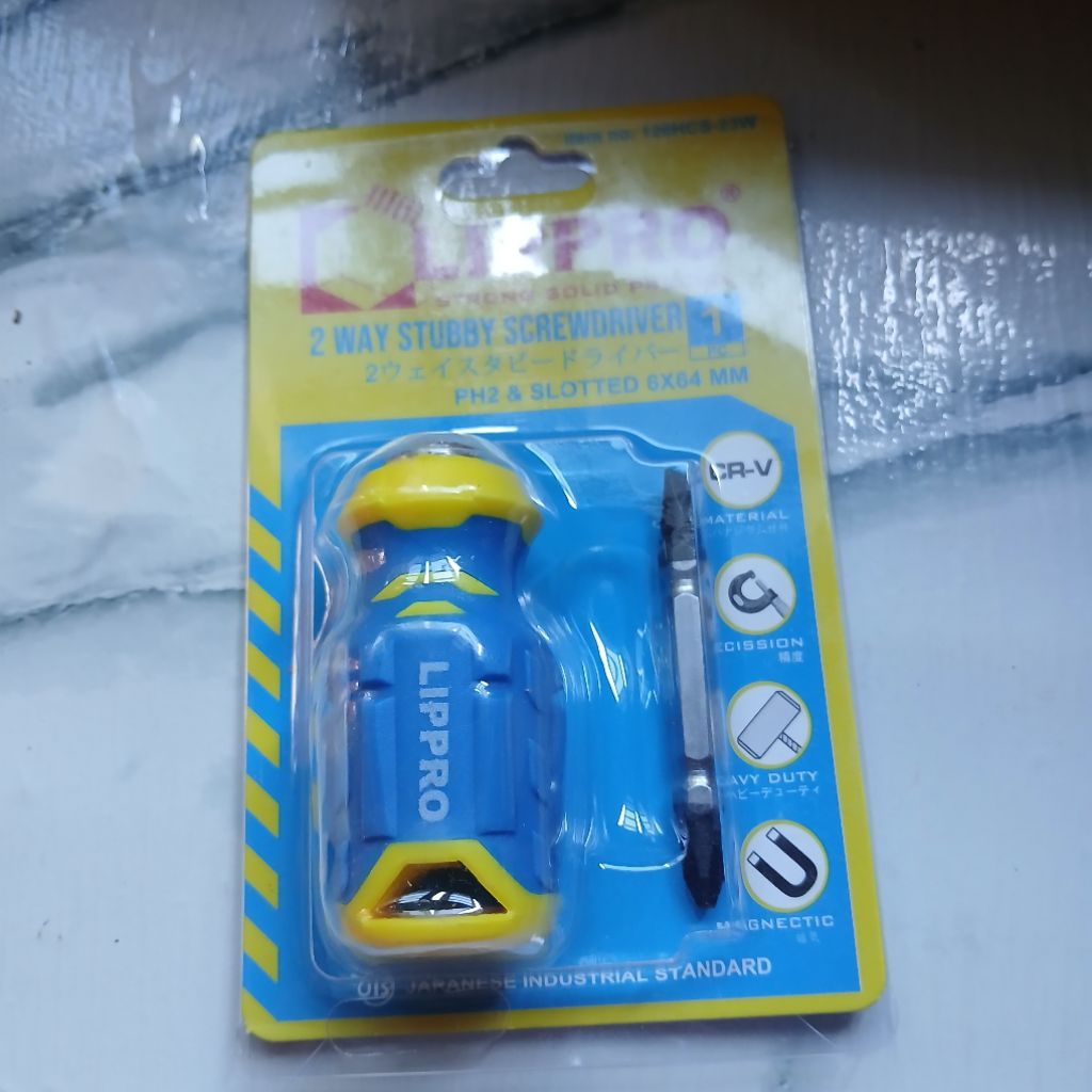 Obeng Lippro Mini/Cebol 2 Way Plus Minus 126HCS-23W