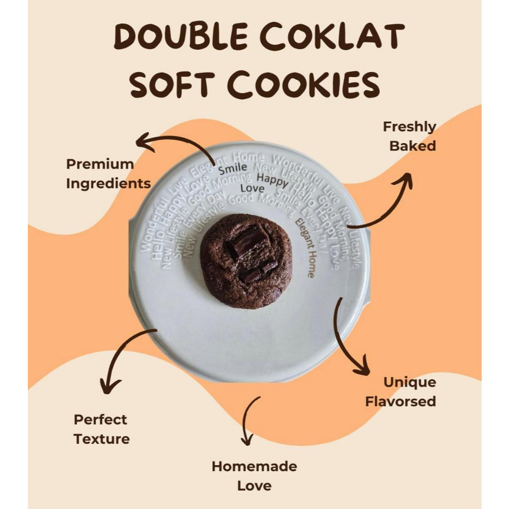 

Double Chocolate Soft Cookies Lumer Premium Homemade by Rumah Kue Sanny
