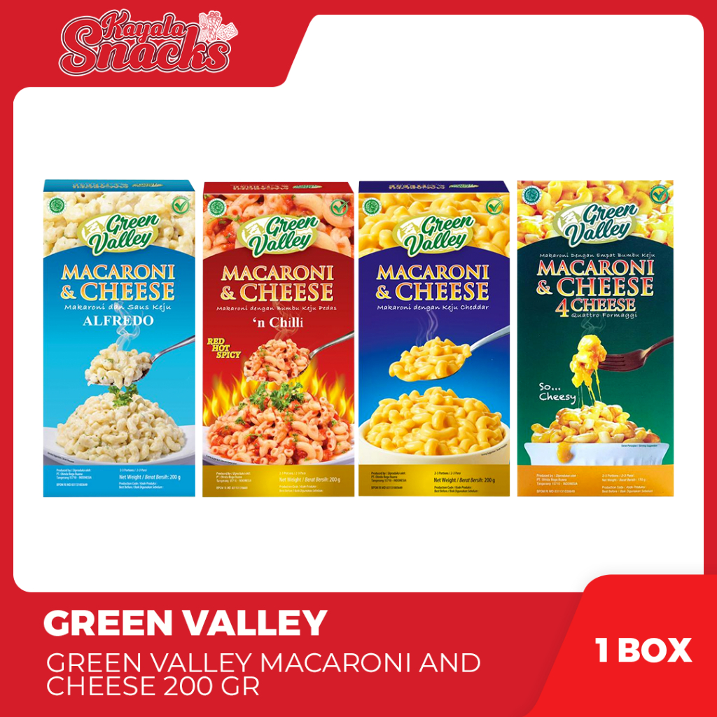 

GREEN VALLEY Macaroni And Cheese 200gr - 1 Box