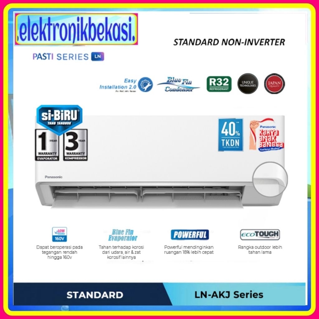 AC PANASONIC LN05AKJ / AC PANASONIC 1/2 PK / PANASONIC SIBIRU AC 0.5 PK LN 05 AKJ