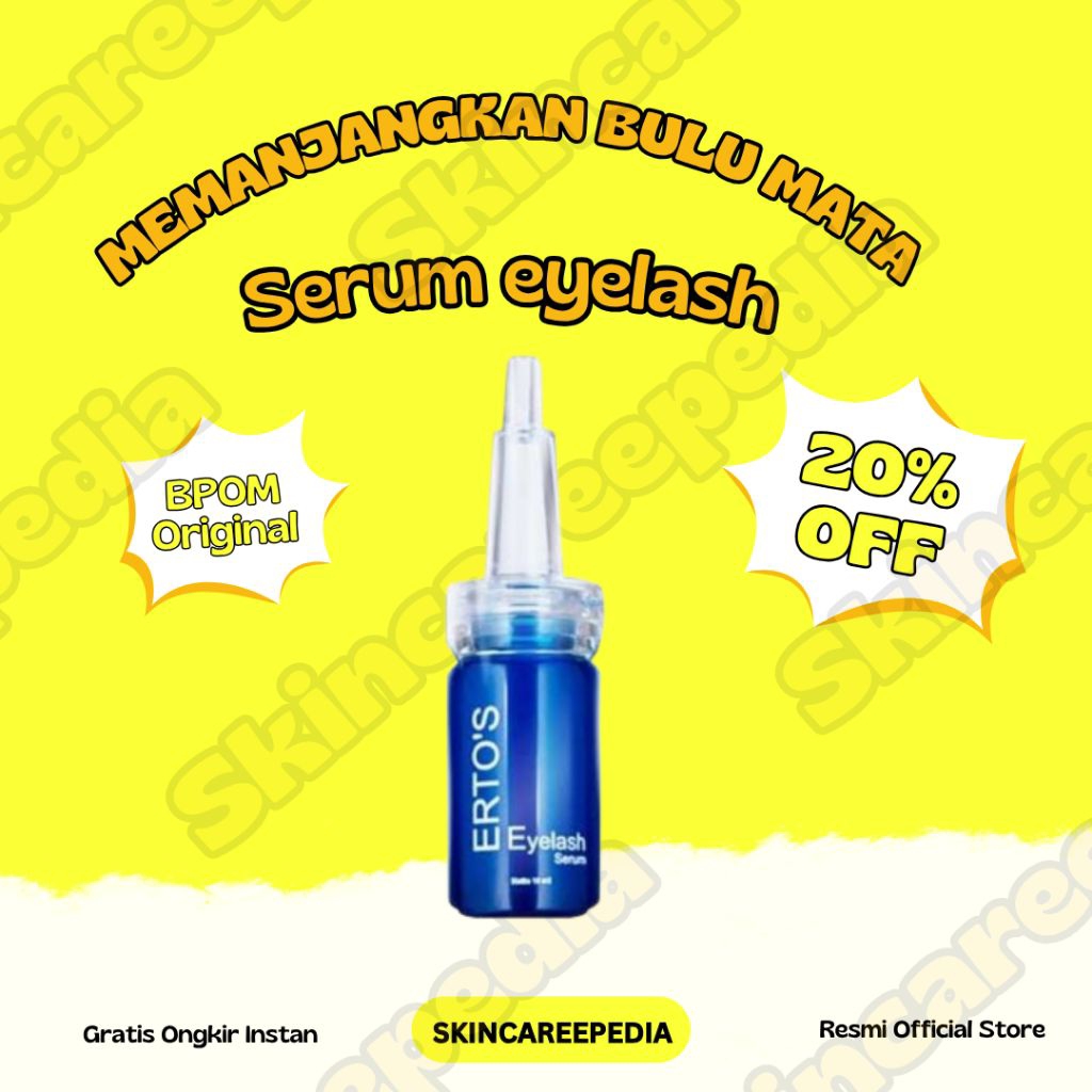 ERTOS Eyelash Serum / serum pemanjang bulu mata / ERTOS