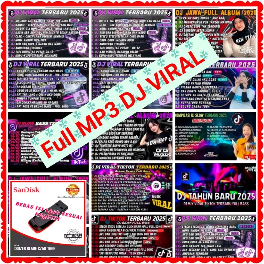 USB LAGU BUAT MOBIL-USB LAGU UNTUK MOBIL DJ TERBARUU