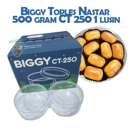 Biggy Toples Nastar 500 gram CT 250 1 lusin