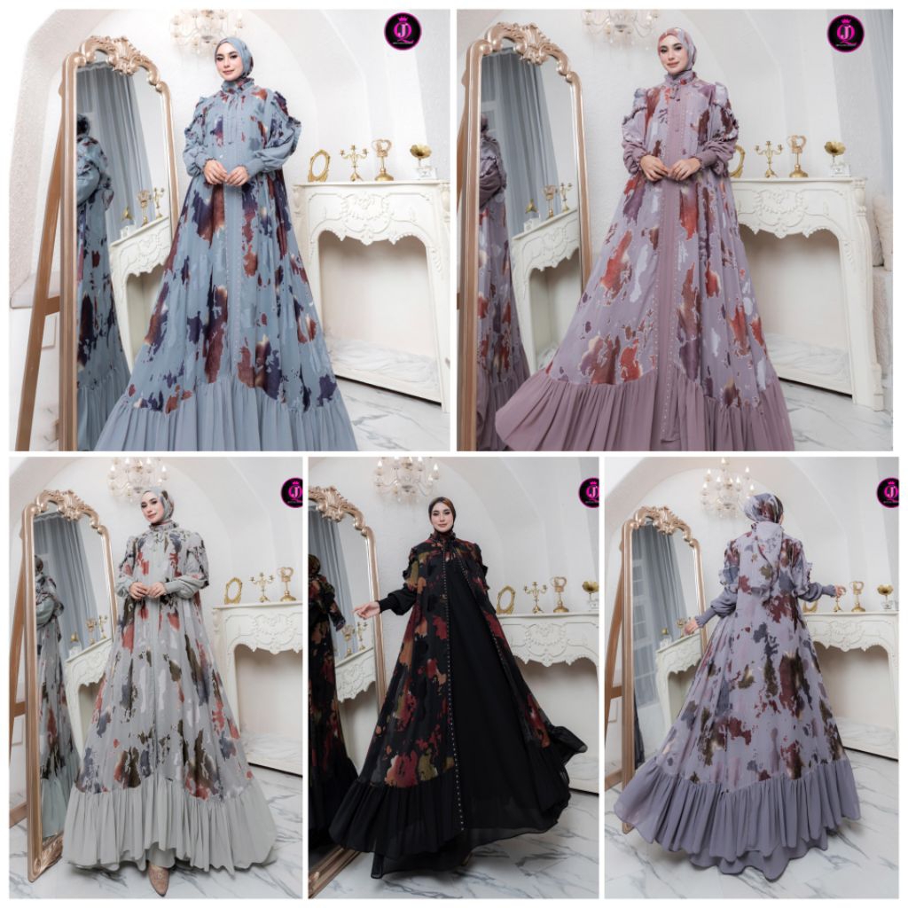 GAMIS MAHAGAYA MOTIF A BY QISYAJAYA