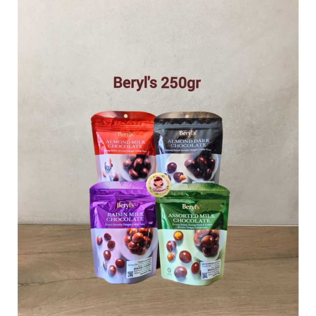 

Beryls Almond milk chocolate Raisin Assorted Dark Choco coklat malaysia 250 gr ( scp )