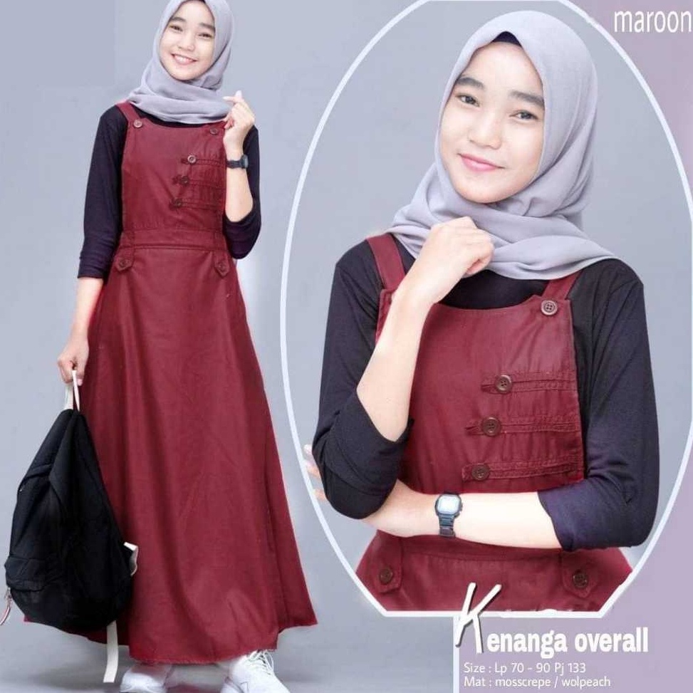 KENANGA OVERALL  GAMIS OVERALL KENANGA  GAMIS KANCING  OVERALL KANCING TERBARU  OVERALL KEKINIAN  GA