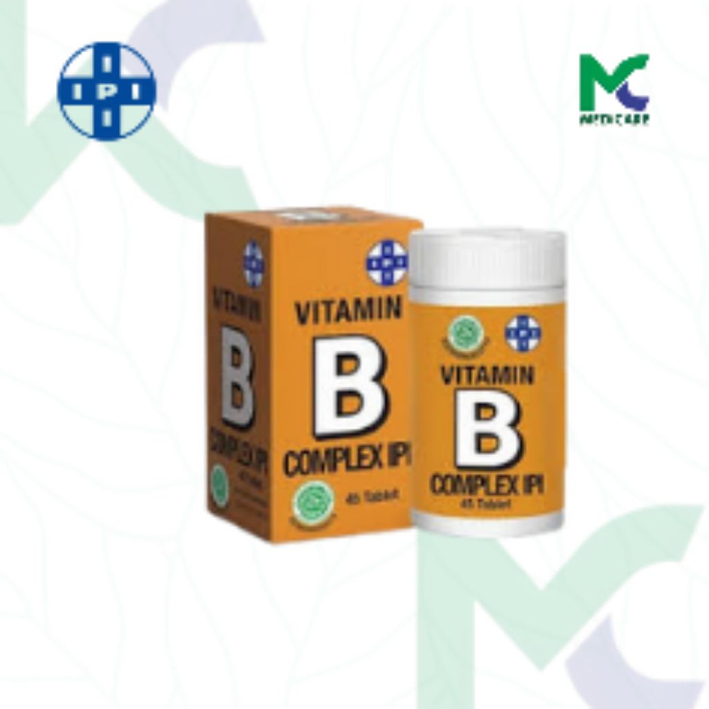 Vitamin C IPI | B complex kemasan botol isi 45 tablet hisap