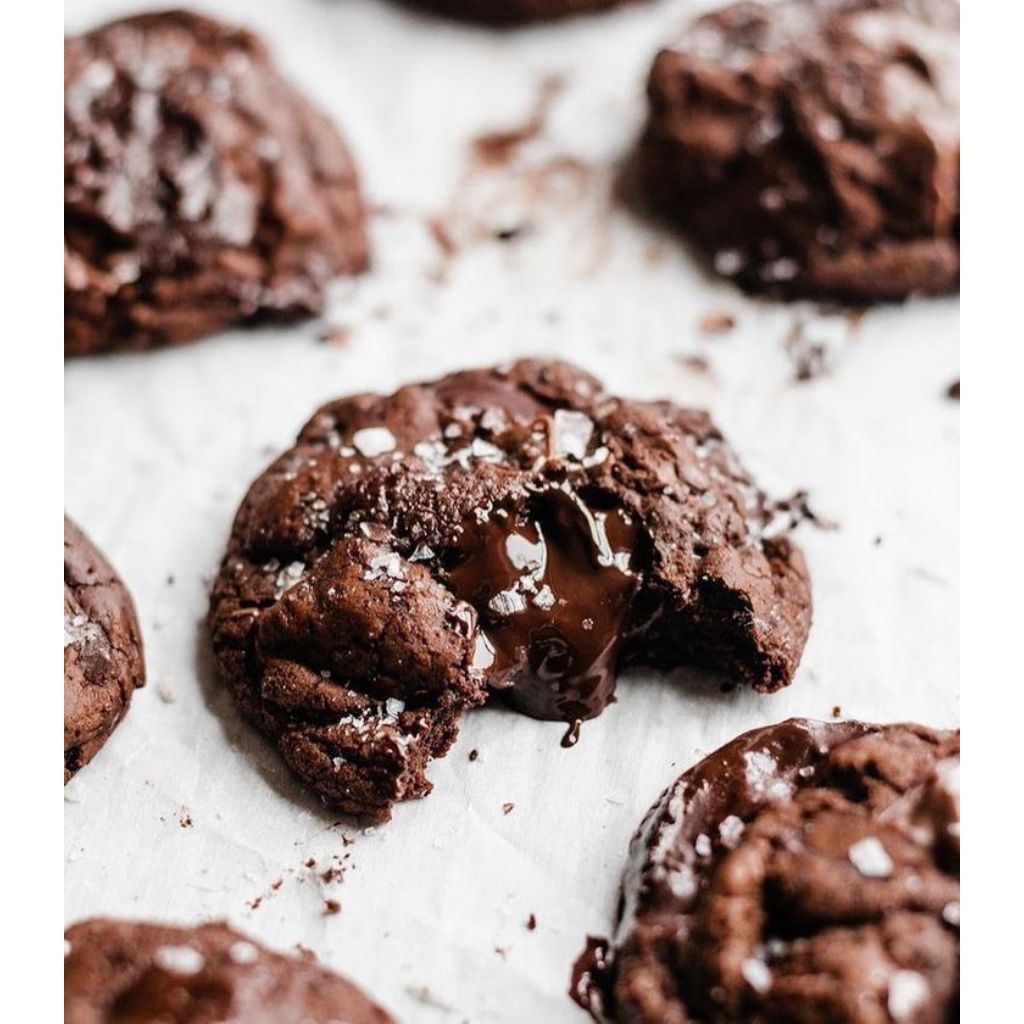 

Soft Cookies Dark Chocolate tebal lumer garing