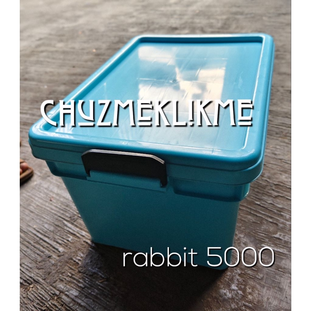 Container box industri Rabbit rapat 5000/Box plastik serbaguna tutup Rabbit 5000/Box rabbit rapat tu