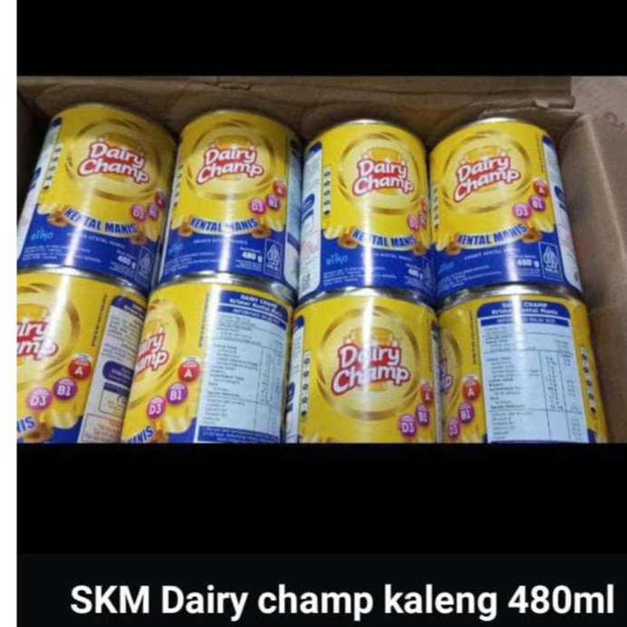 

a Susu Dairy Champ Susu Kental Manis 480 Gram