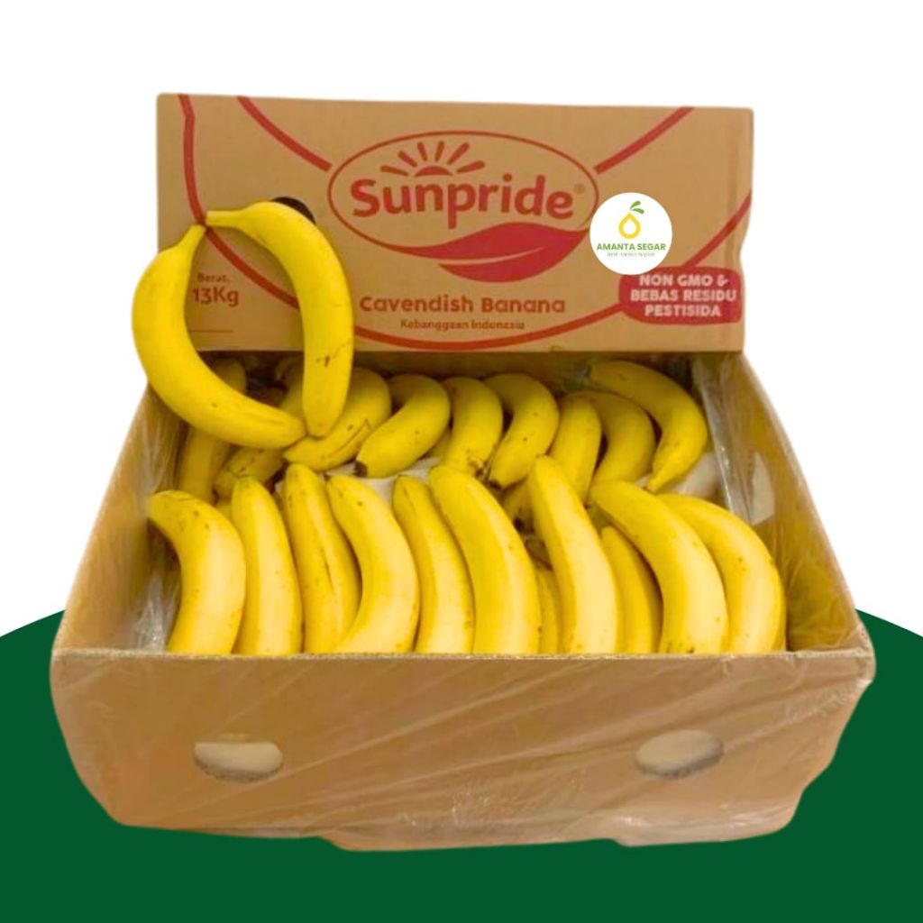 

Amanta Segar | Pisang Cavendish Sunpride Dijamin Segar Fresh dalam Kardus Box