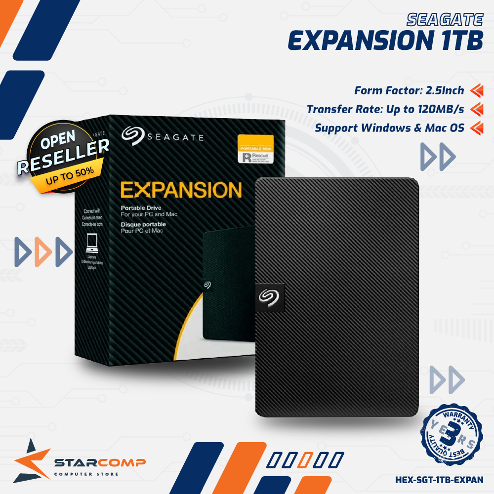 SEAGATE EXPANSION 1TB Harddisk External 1 TB HDD