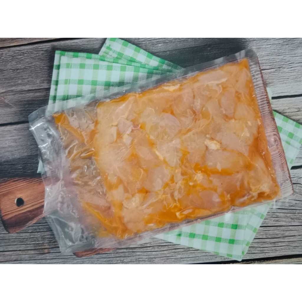 

Dada Ayam Slice Marinasi BBQ 500GR