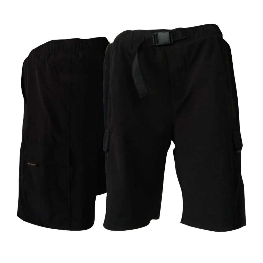 Emba Classic - Acces Celana Pendek Pria Cargo Warna Black