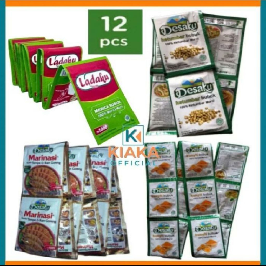 

Bumbu Dapur Bubuk All Varian isi 12 Sachet