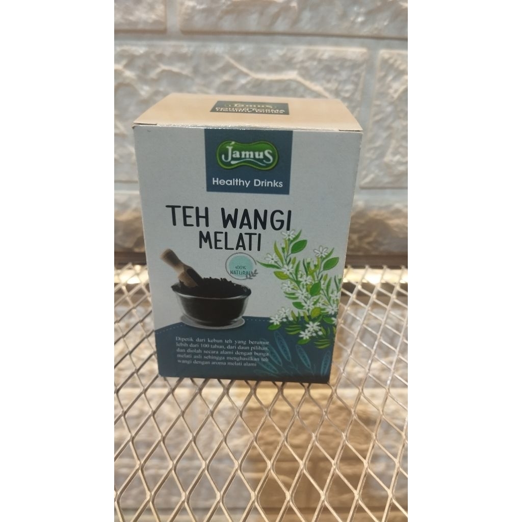 Teh Hijau Tubruk JAMUS isi 35gr Green Tea Herbal Alami Original Wali Barokah WB JAGAD