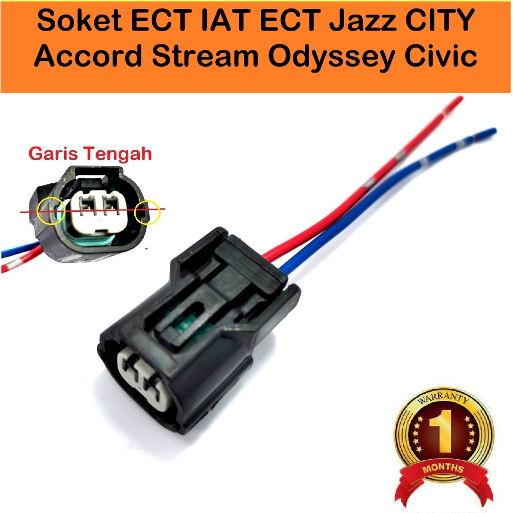Soket Sensor ECT Honda Jazz CITY Accord Stream Odyssey Civic Iat Socket