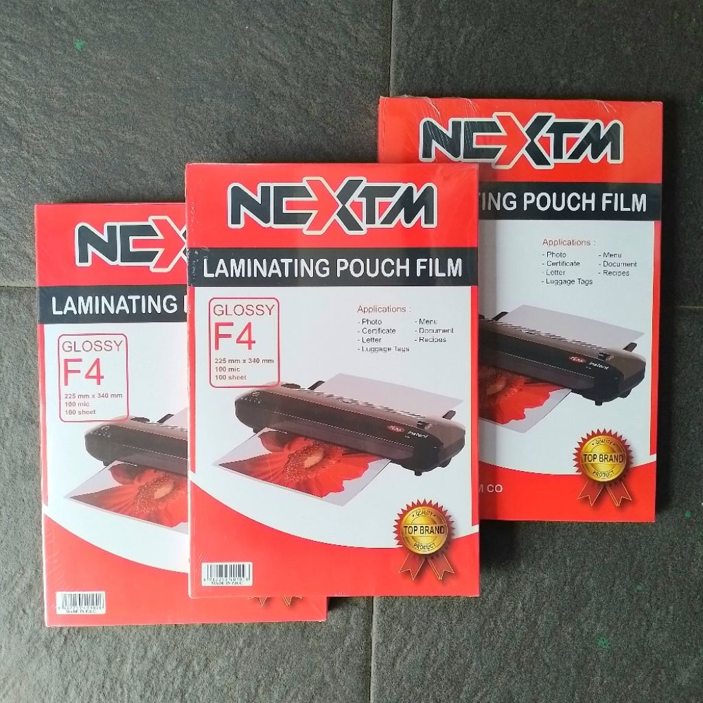 

Plastik Laminating Laminating Pouch Film Next-M Folio [ F4 ] ( Pak ) [ Original ]