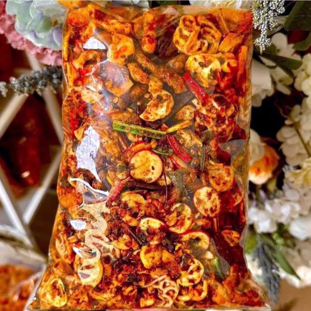 

Cahayadstore Kerupuk Seblak Mix Cemilan Pedas Daun Jeruk