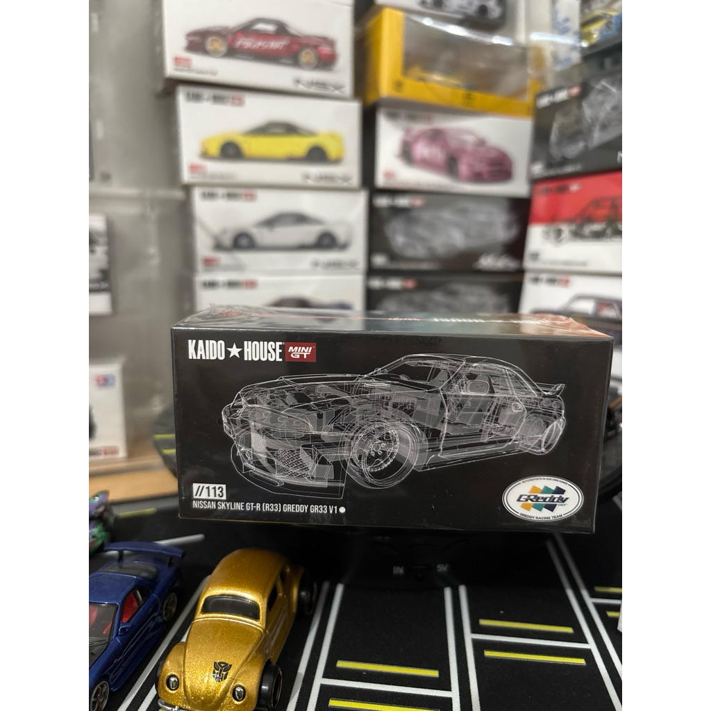 MiniGT Kaido House Nissan Skyline GT-R R33 Greedy GR33 v1